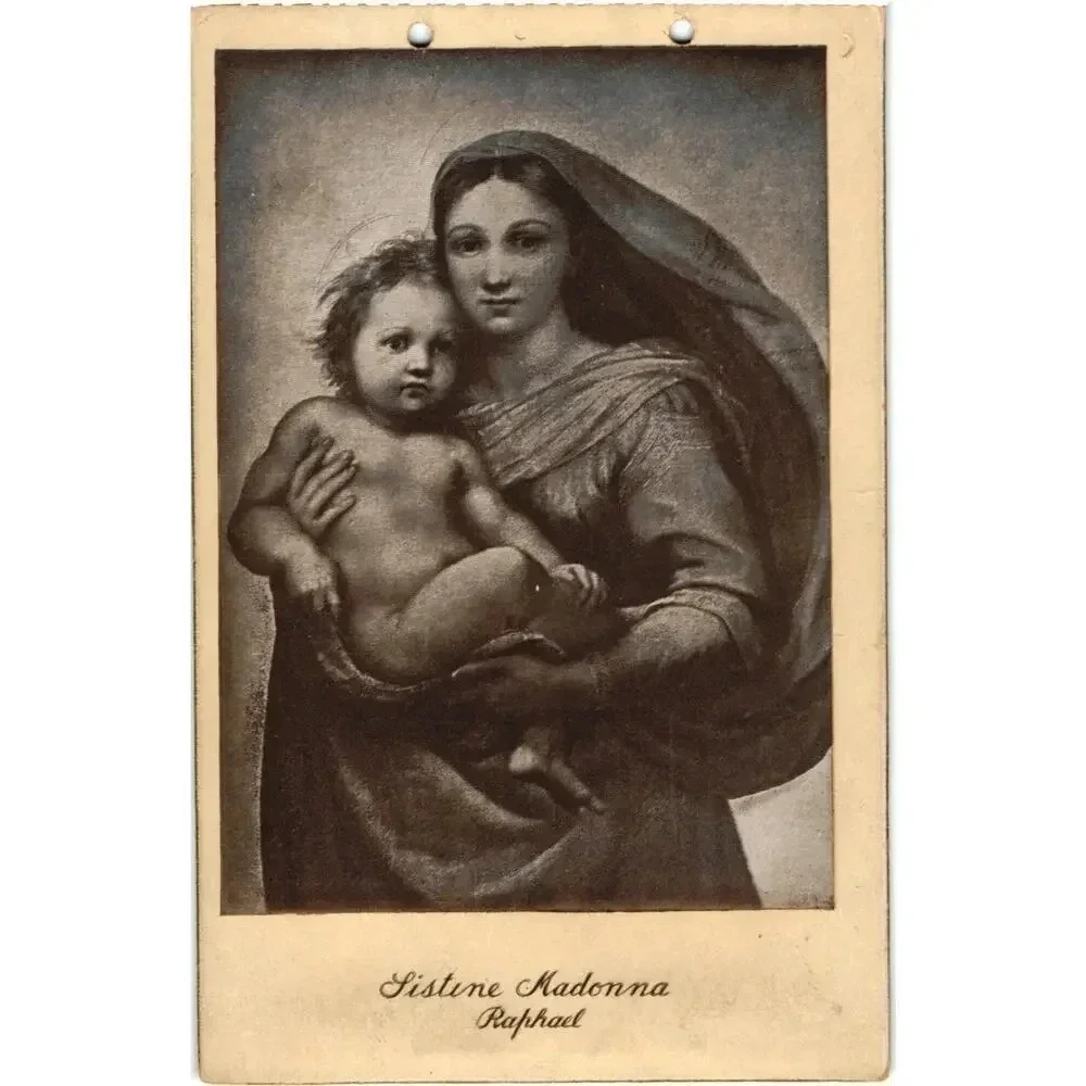 Sistine Madonna Raphael Postcard